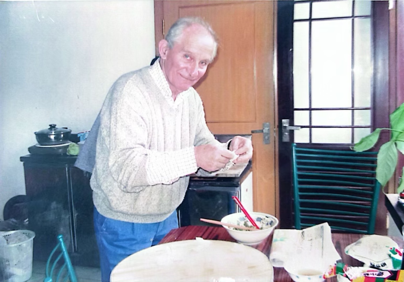 Tea prepared for visitors