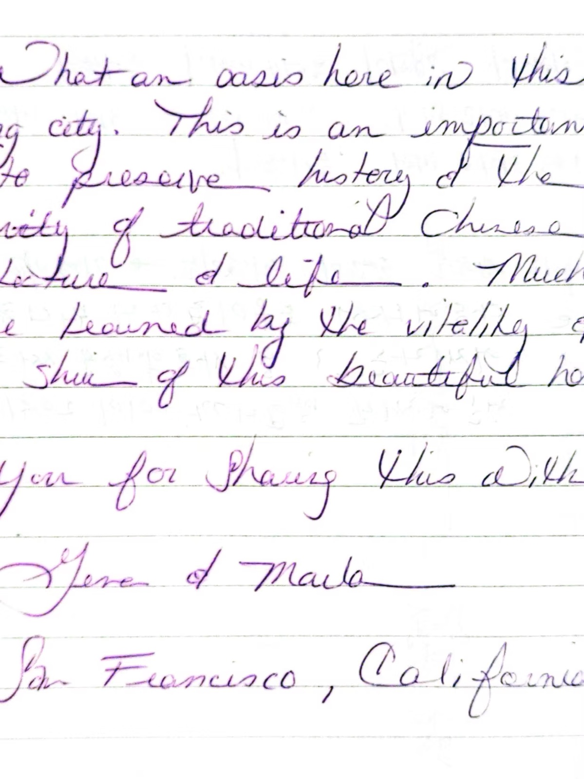 Written by our guests 6